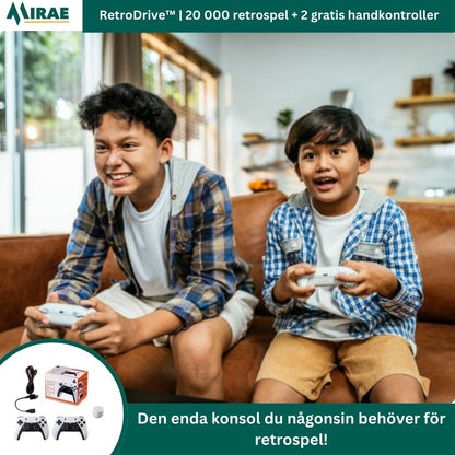 RetroDrive™ | 20 000 retrospel + 2 gratis handkontroller