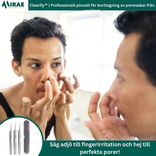 Clearify™ | Professionell pincett för borttagning av pormaskar från ansiktet