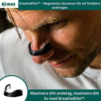 BreatheElite™ – Magnetiska näsremsor för att förbättra andningen