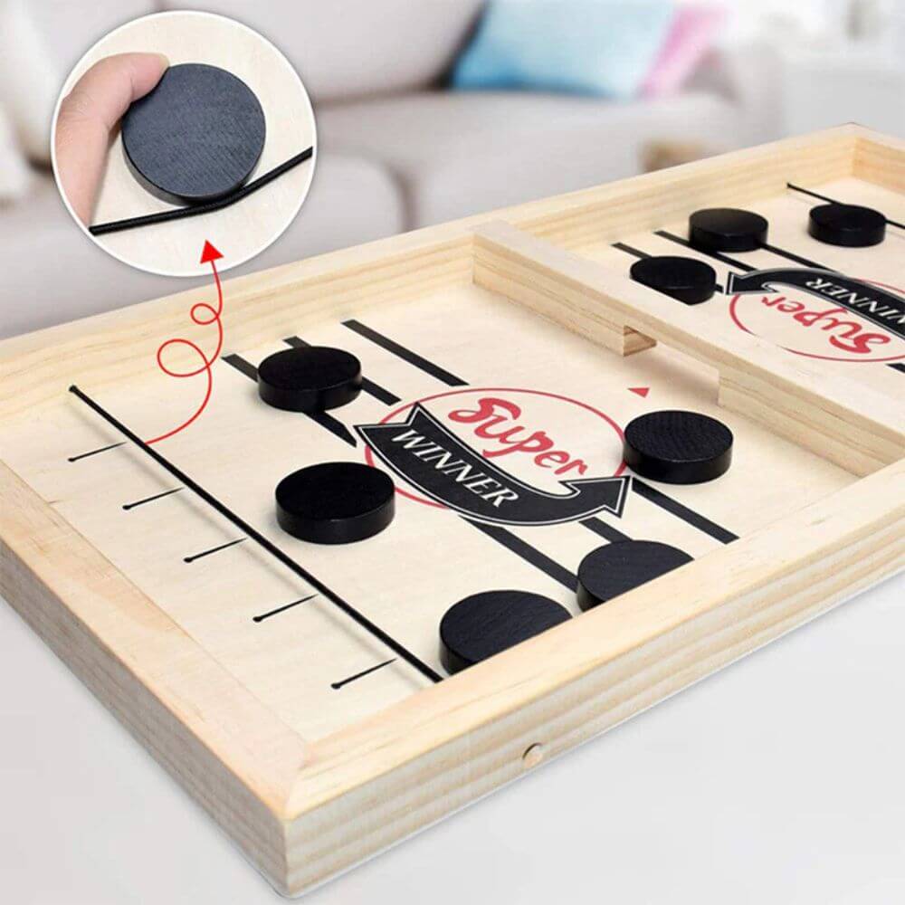 SlingPuck™ | Familjens hockeybrädspel